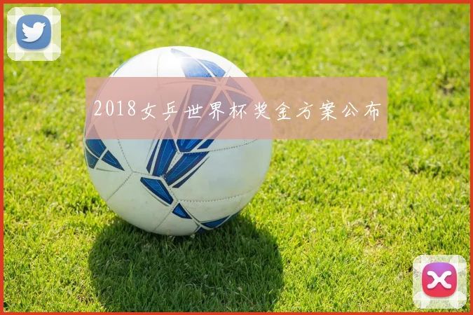 2018女乒世界杯奖金方案公布